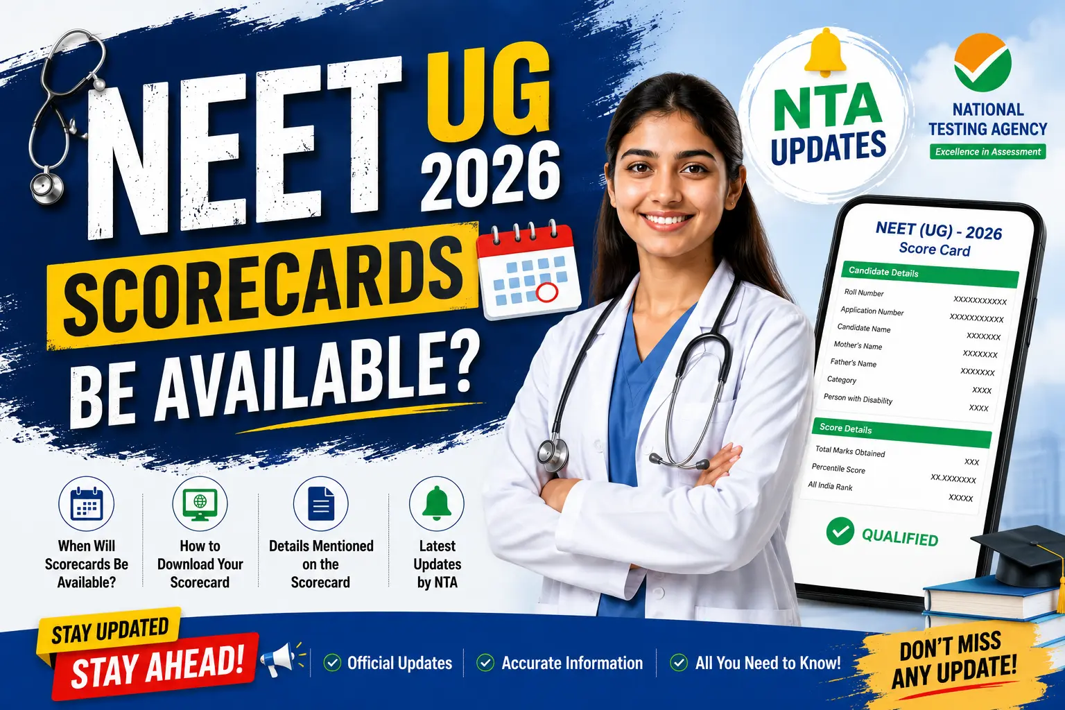 When will NEET UG 2026 scorecards be available? NTA Updates
